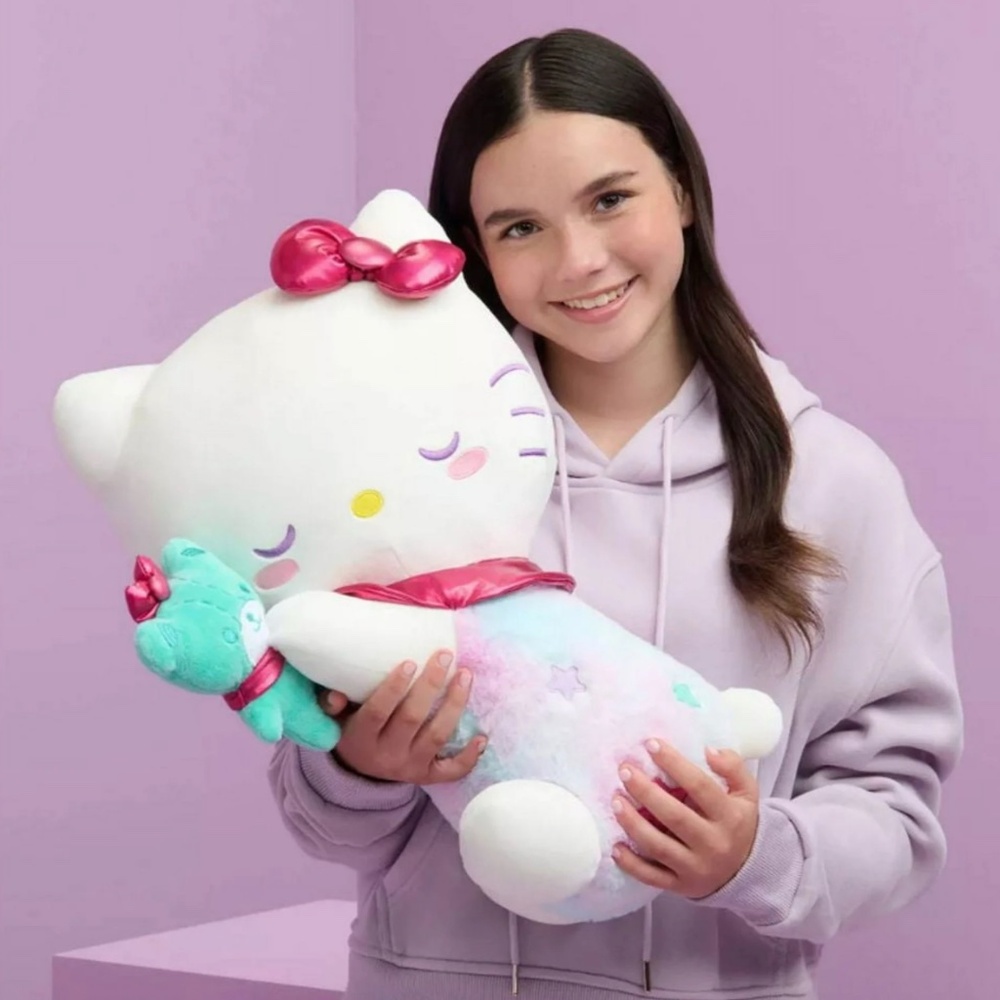 Brand New 18" Sanrio Hello Kitty Sleeping Star PJs Plush Stuffed Animal SOFT!!!